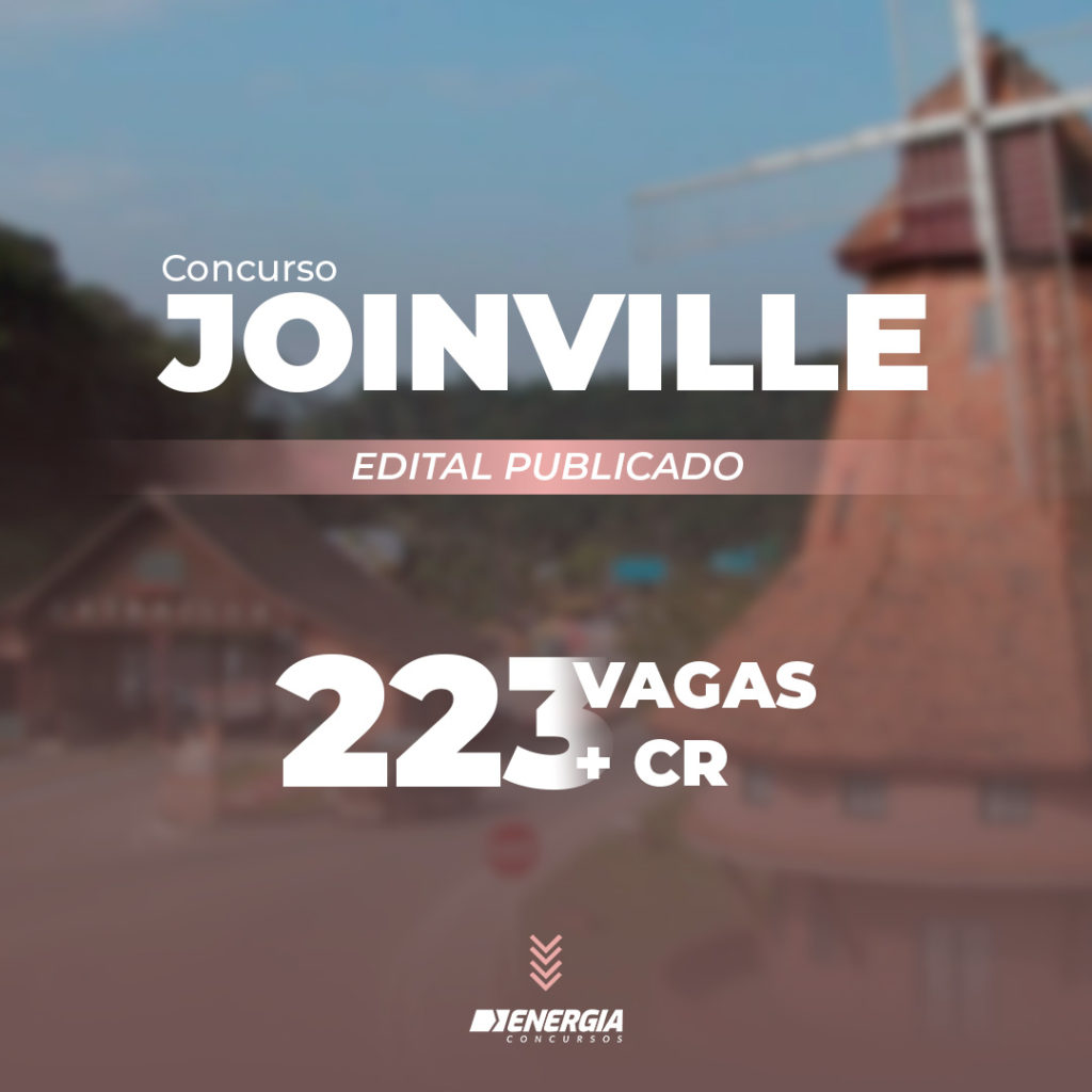 Prefeitura de Joinville 2024 Edital Publicado com 223 vagas Energia